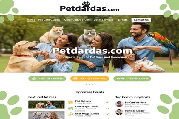 Petdardas com: Ultimate Pet Care & Community Guide Online