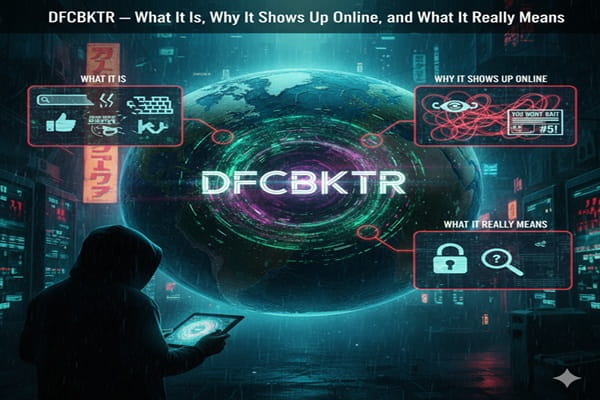 dfcbktr — What It Is, Why It Shows Up Online, and What It Really Means